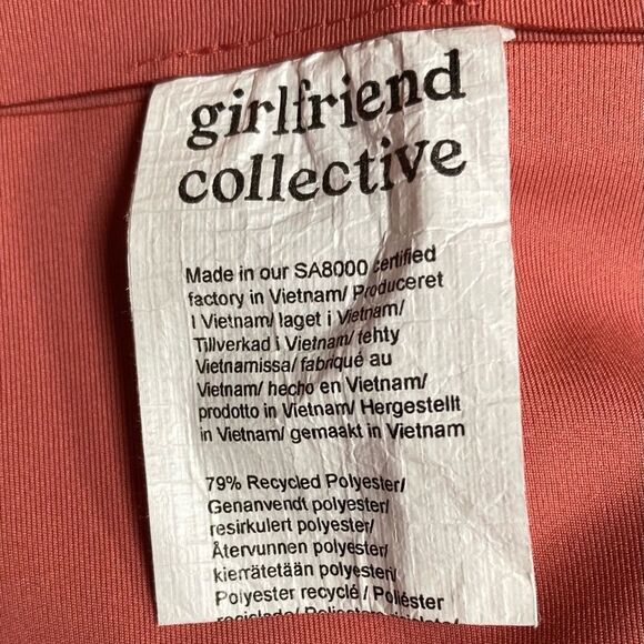 Girlfriend Collective Burnt Russet High-Rise Compression Leggings Plus Size 4X - Picture 12 of 13